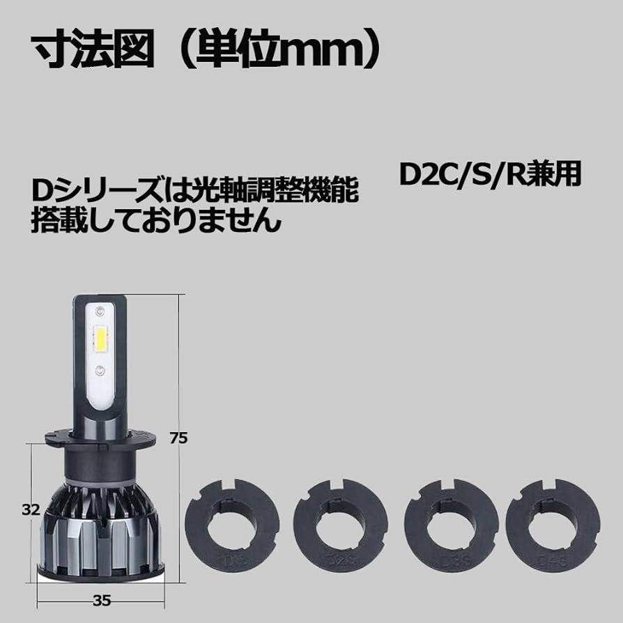NEW LED D2R/D2Sバルブ　ヘッドライト　18000LM　フリード Amazon | フリード H26.4-H28.8 GP3 ヘッドライト D2R LED 純正